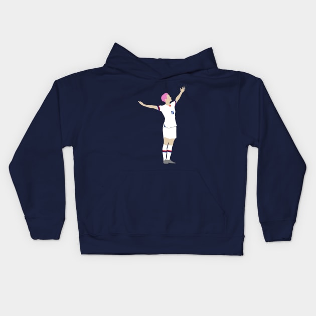 Megan Rapinoe Kids Hoodie by CulturedVisuals